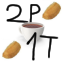 2P1T logo